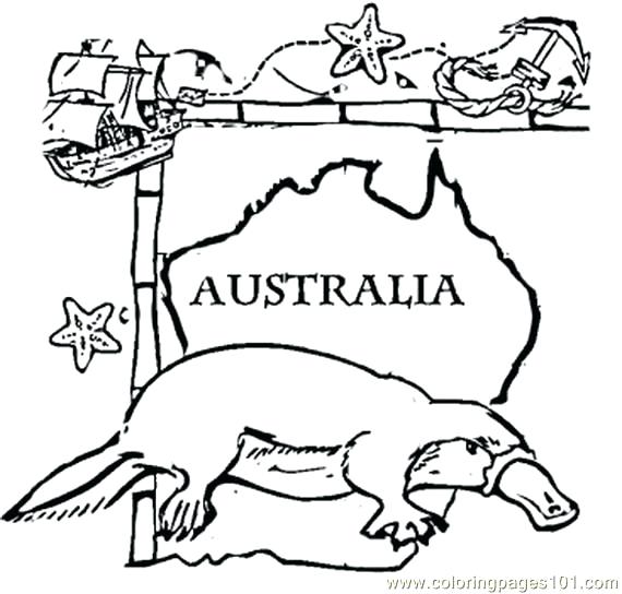 The best free Australian coloring page images. Download from 178 free ...