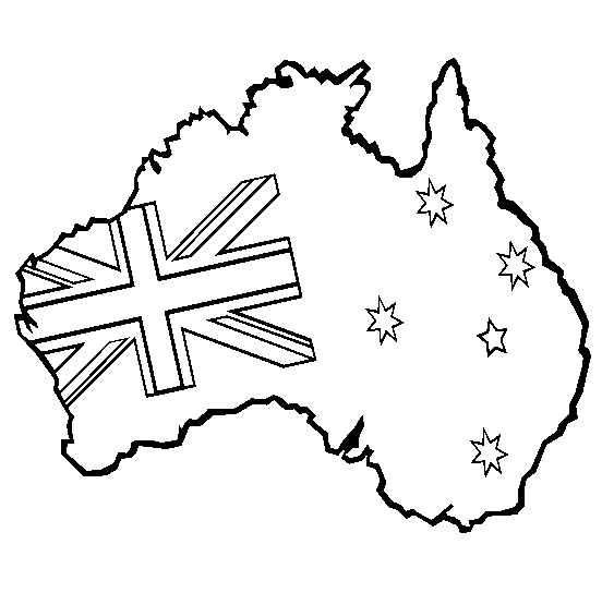 552x555 Print Coloring Page And Book, Australia Coloring Page For Kids