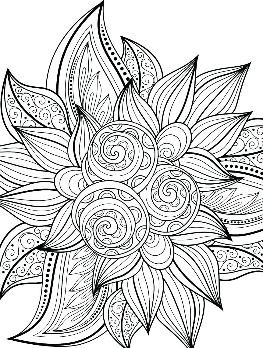 863x1139 Best Of Fall Flower Coloring Pages Collection Printable Coloring