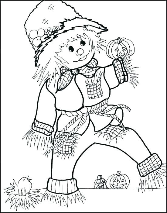 550x701 Fall Printable Coloring Pages