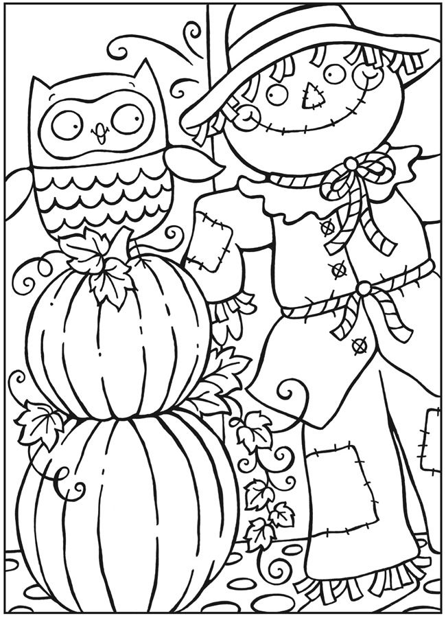 650x900 Autumn Coloring Sheets