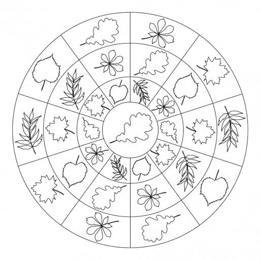 512x512 Mandala Gyerekeknek