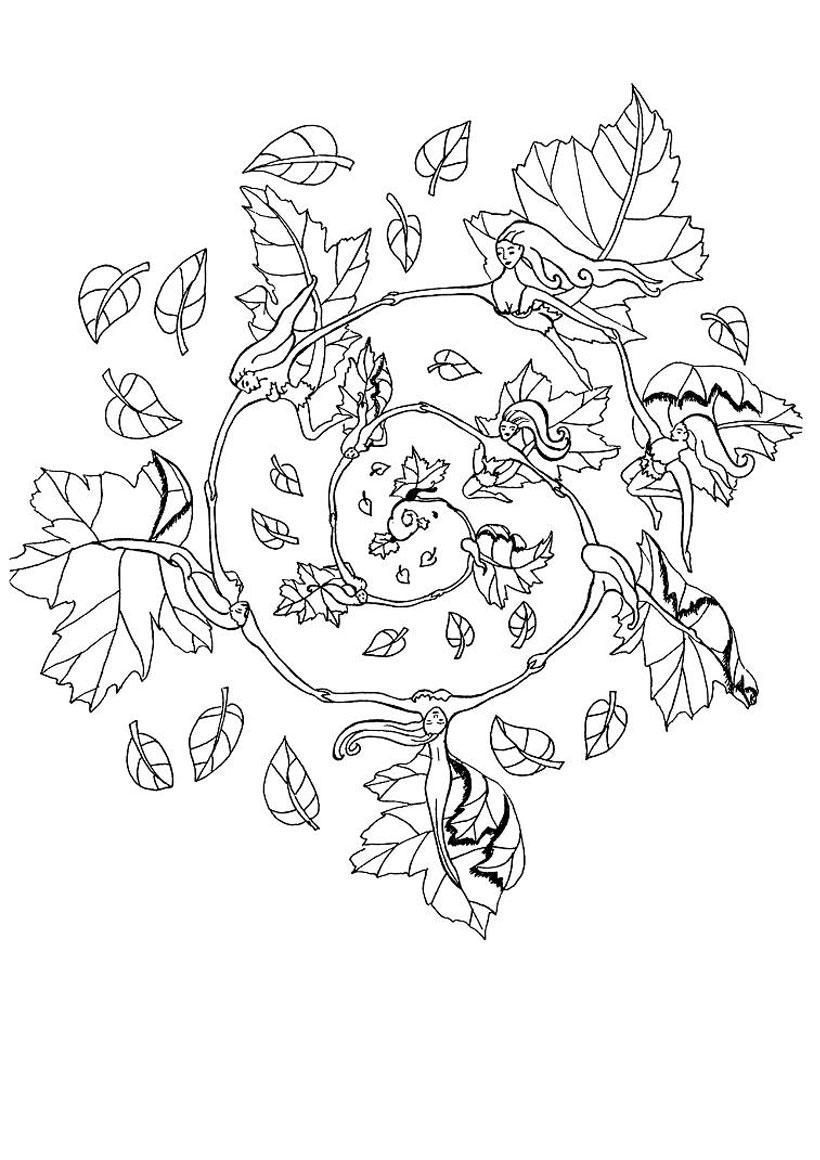 820x1160 Autumn Mandala Coloring Pages Coloring Sheets