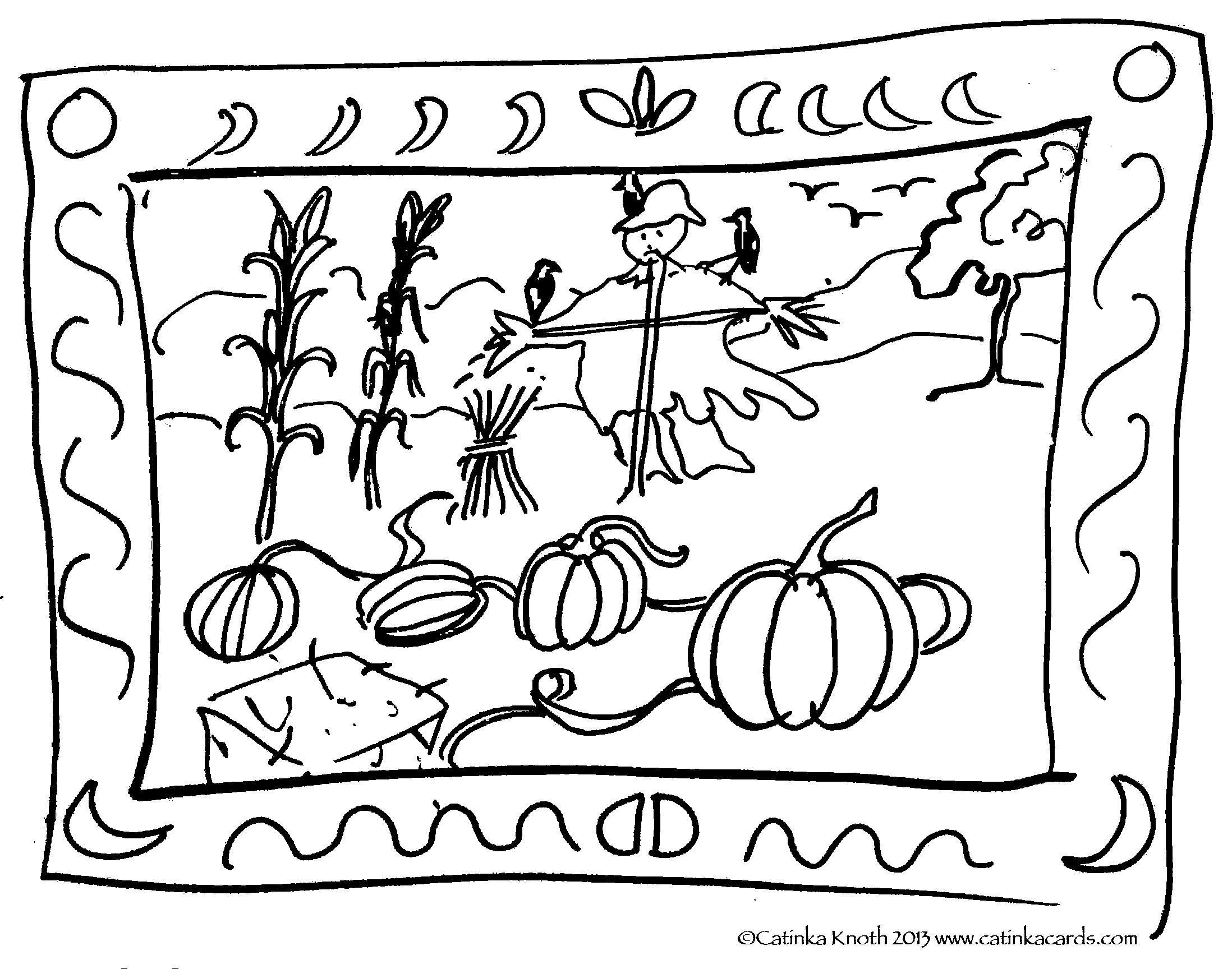 2196x1728 Autumn Scene Coloring Pages Coloring Sheets