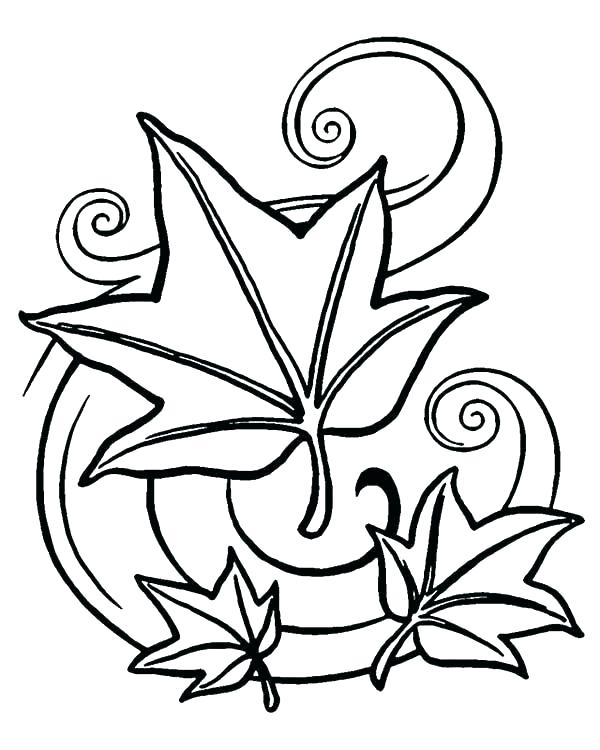 600x750 Printable Autumn Coloring Pages Fall Leaves Coloring Pages Fall