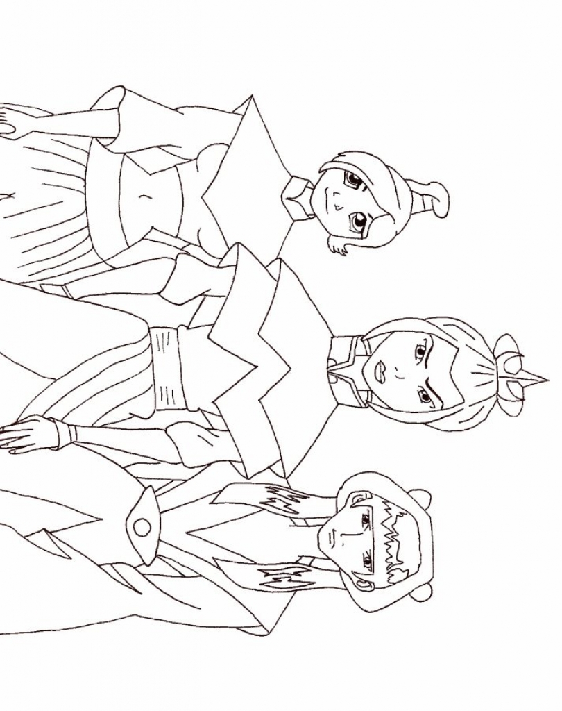 810x1024 Coloring Pages Blue Spirit Gal Intended For The Last Airbender