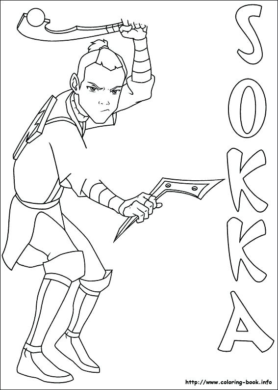 567x794 Amazing Avatar Coloring Pages Online The Last Ability A Page