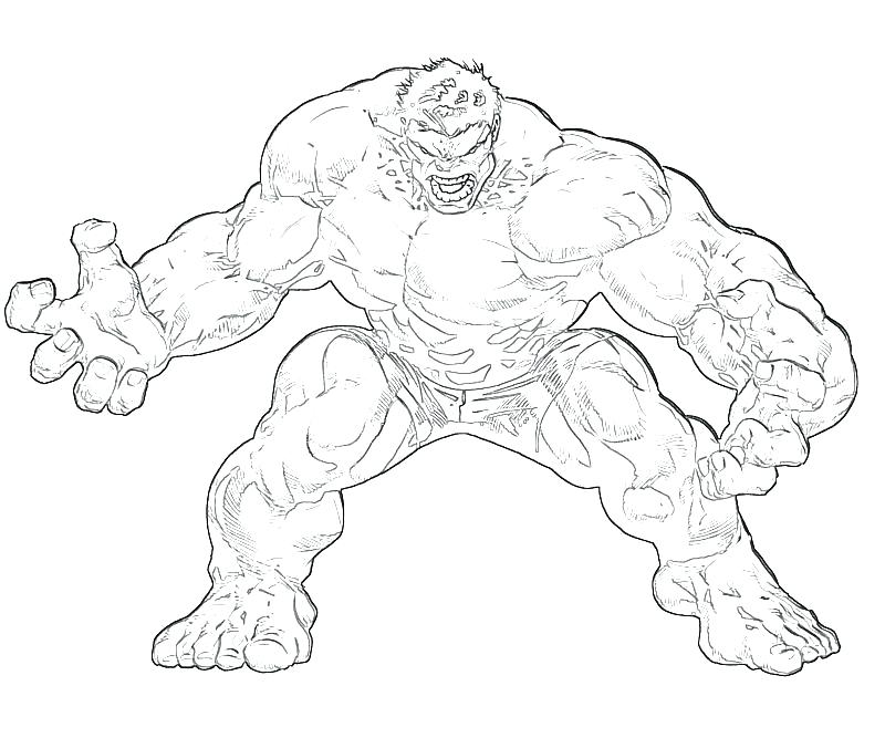 800x667 Hulk Coloring Pages The Avengers Character Hulk Coloring Page