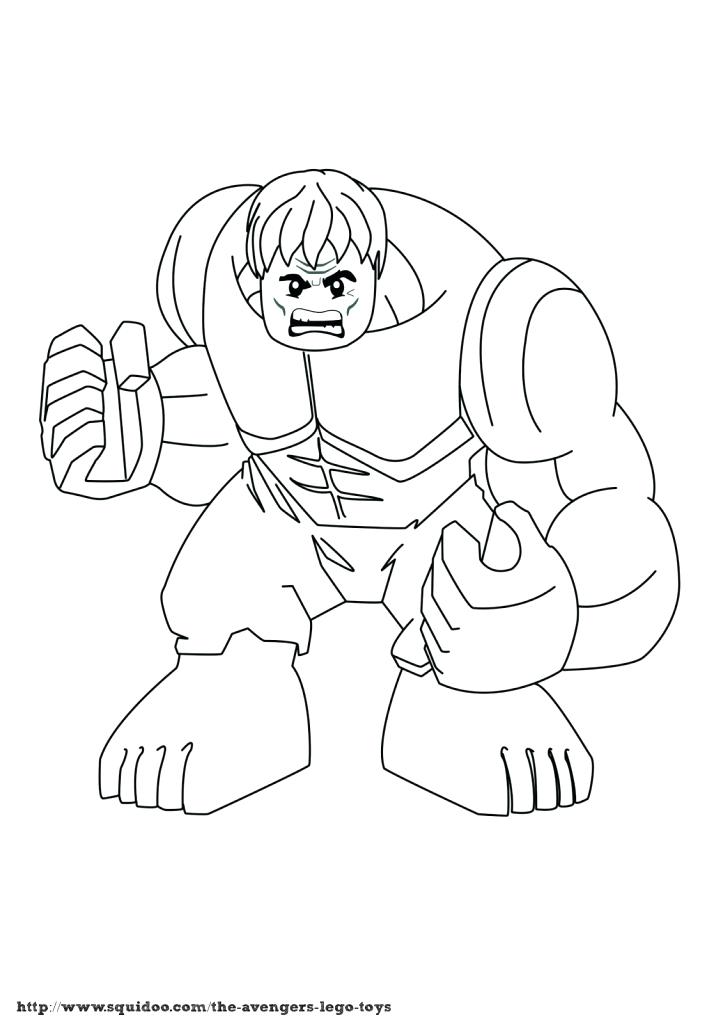723x1024 Lego Superhero Coloring Pages Free Marvel Superheroes Hulk