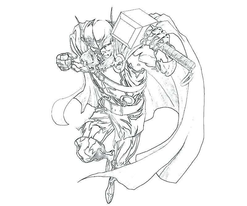 800x667 Black Panther Coloring Pages Luxury Thor Coloring Page Coloring