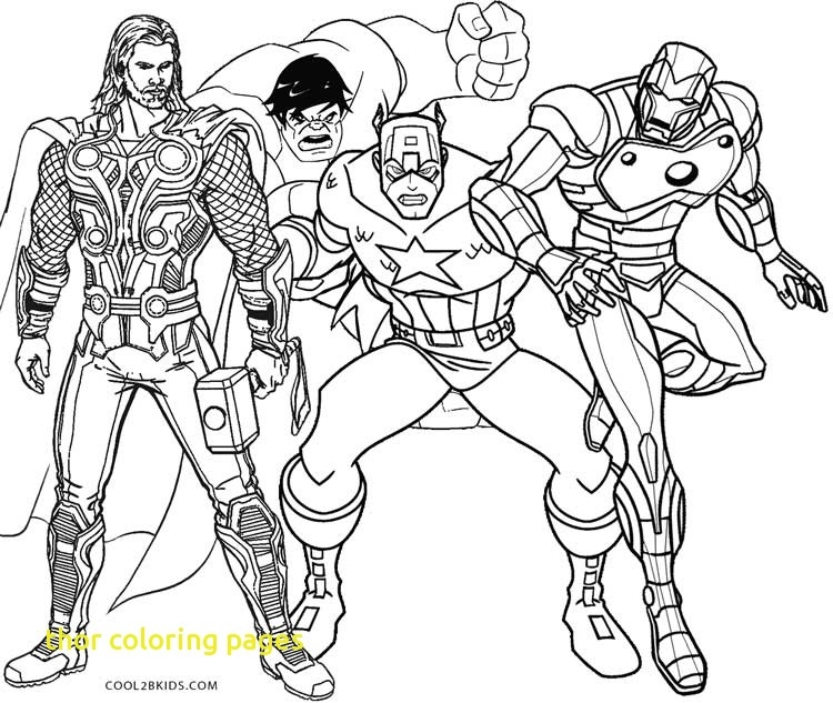 750x633 Thor Coloring Pages With Avengers Thor Coloring Page Free
