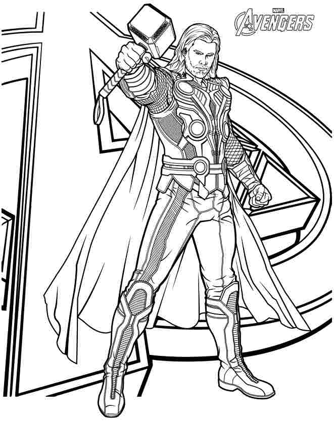 661x834 Avengers Coloring Pages Print Color Craft