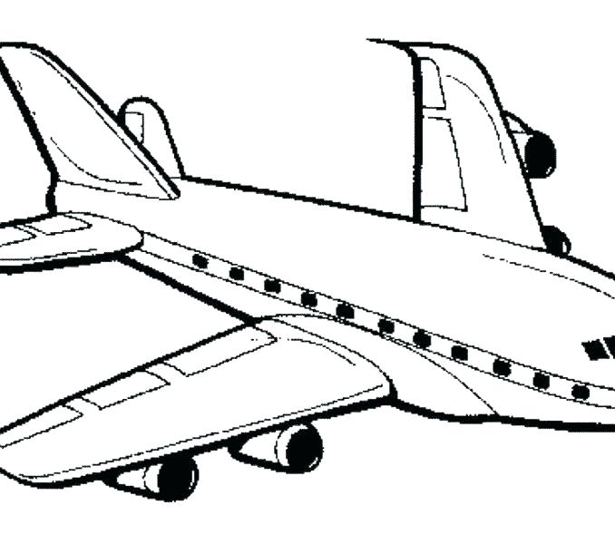 678x600 Airplane Coloring Page Back To Post Aircraft Coloring Pages