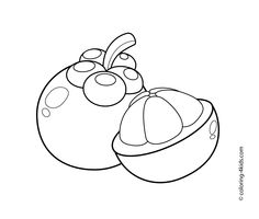 236x200 Avocados Fruits Coloring Pages For Kids, Printable Free Fruit