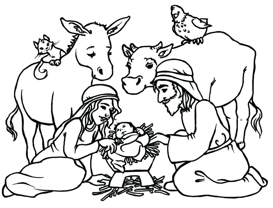 940x716 Manger Coloring Manger Coloring Page Best Coloring Page Of Baby