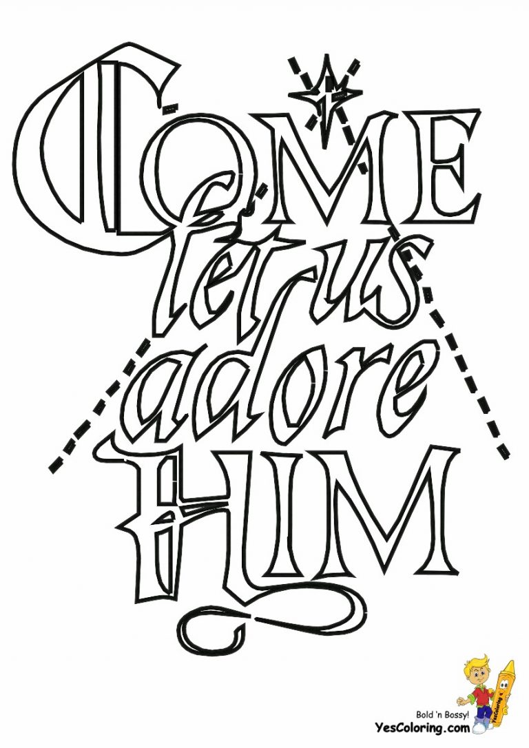 768x1086 Perspective Away In A Manger Coloring Pages Fo