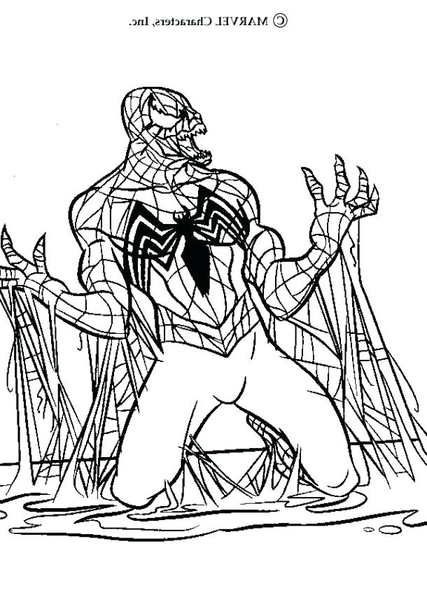 610x850 Awesome Coloring Pages Venom Print Pictures For Kids Many