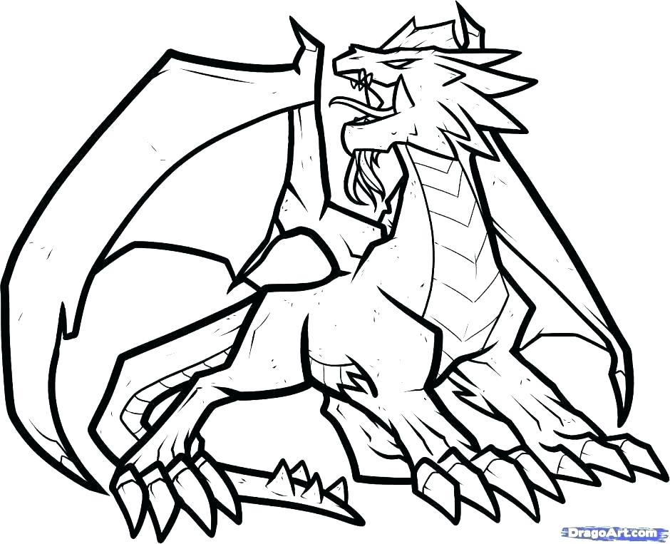 940x763 Real Dragon Coloring Pages Talantbekovme Real Dragon Coloring