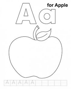 236x295 Letter A Coloring Page