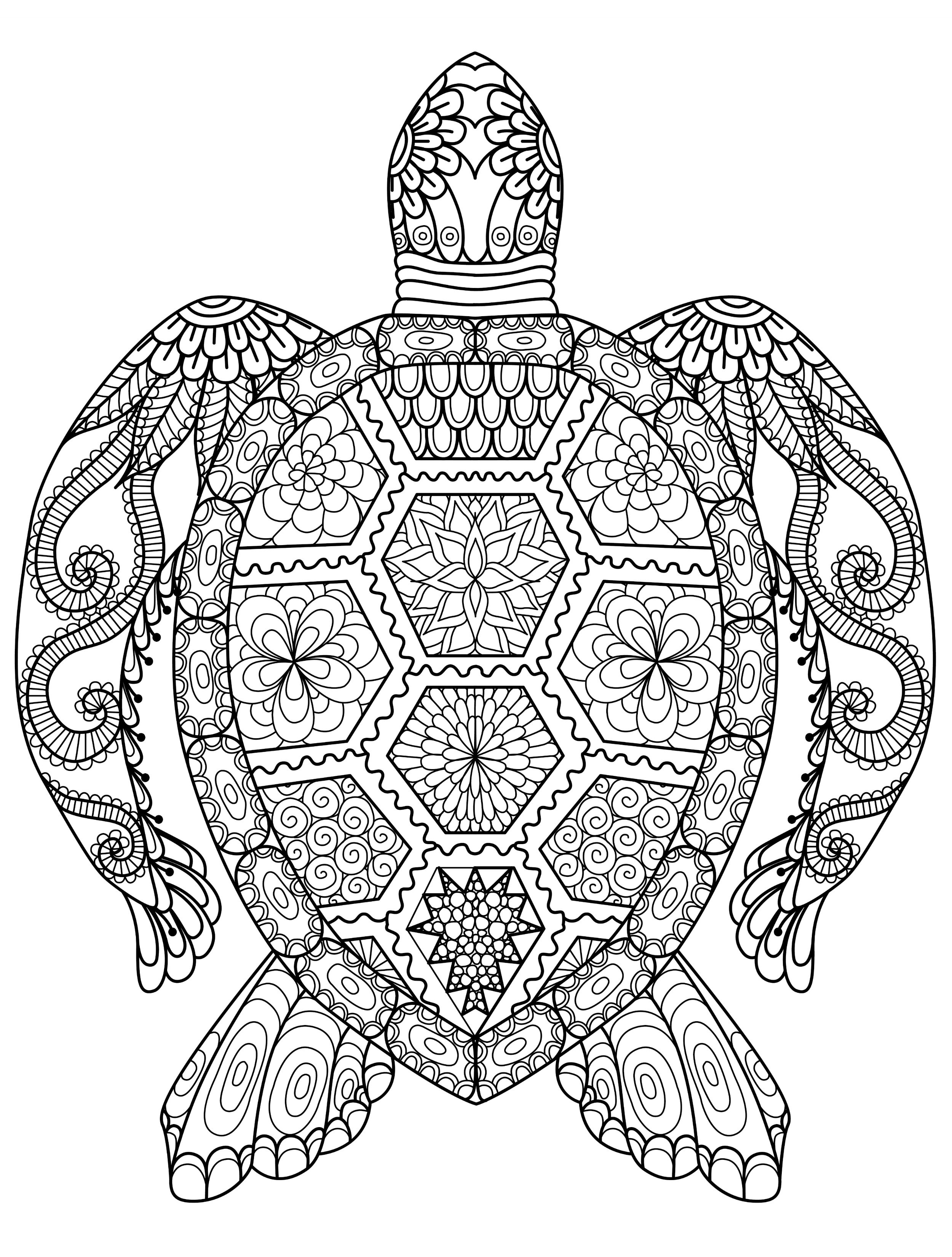 2500x3300 Adults Coloring Pages Printable Adult Animals