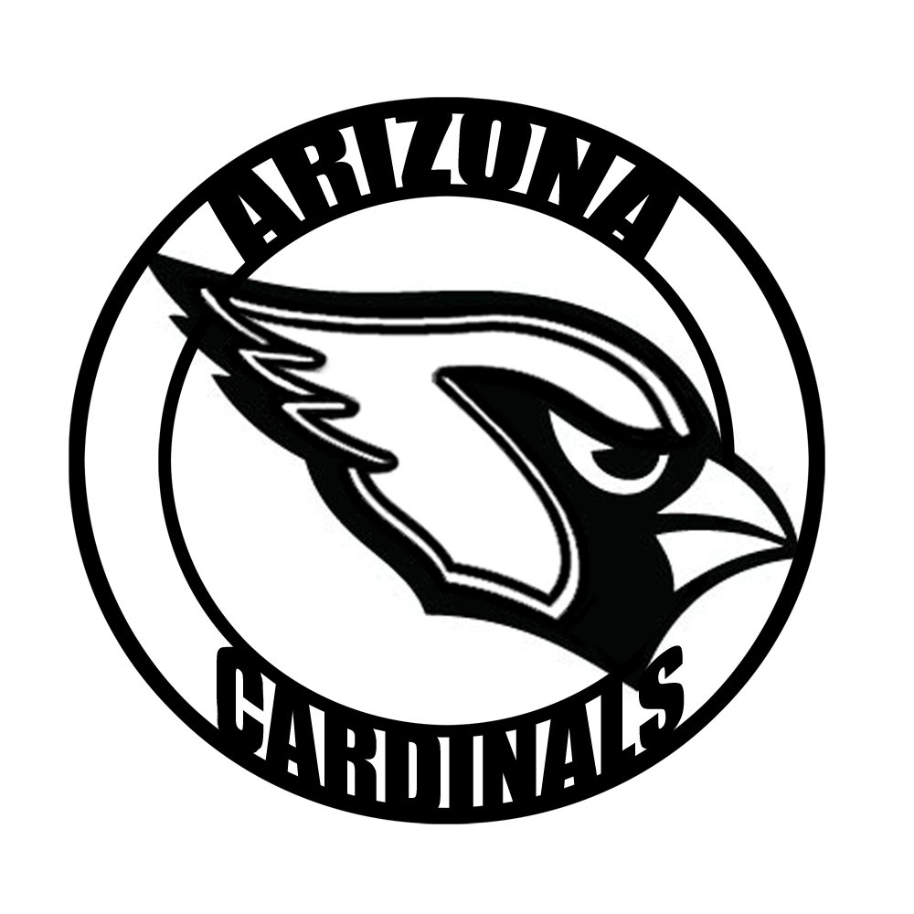 1000x1000 Arizona Cardinals Logo Coloring Page Coloring Pages Now Arizona