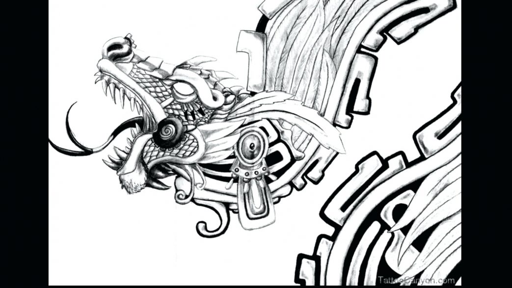 1043x587 Aztec Art Coloring Pages Surprising Tattoo Brilliant Designs