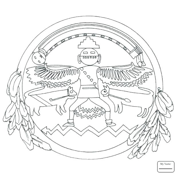 618x611 Aztec Calendar Coloring Page Printable Calendar Coloring Page