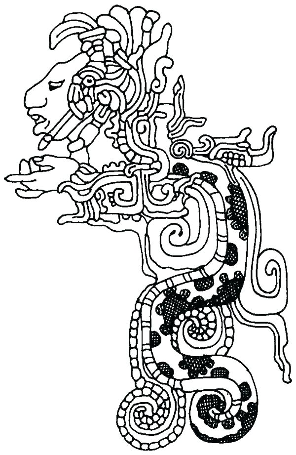 600x921 Aztec Calendar Coloring Page Coloring Pages Coloring Pages