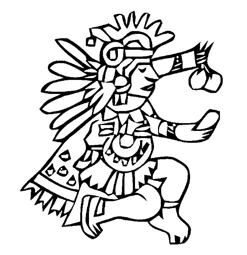 794x820 Aztec Empire Coloring Page