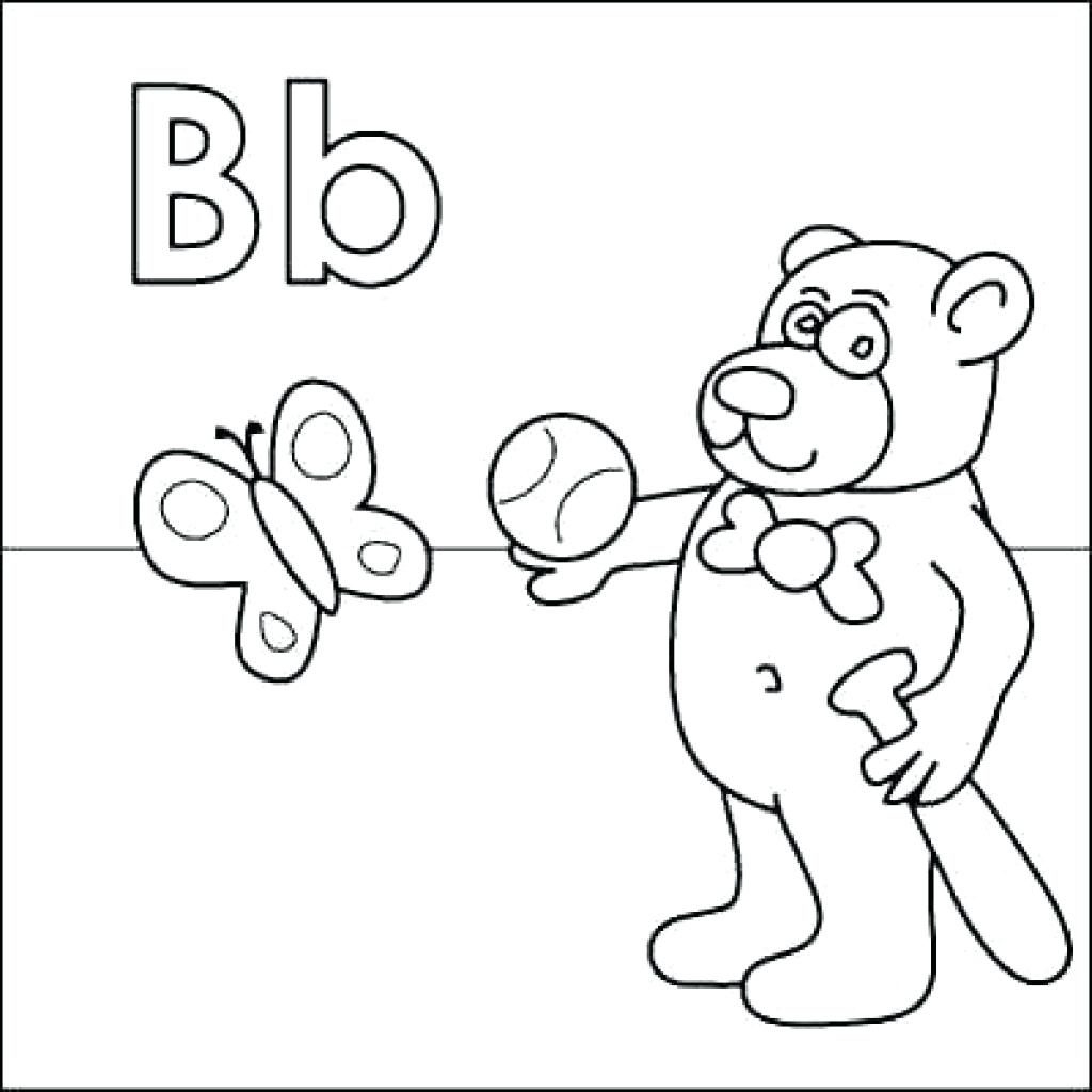 1024x1024 Coloring Pages Of The Letter B To Print Coloring For Kids