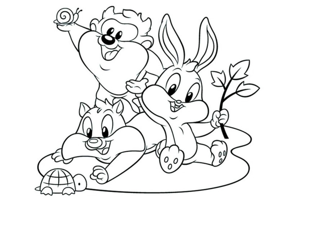 1024x768 New Tunes Squad Coloring Pages Design Free Coloring Pages