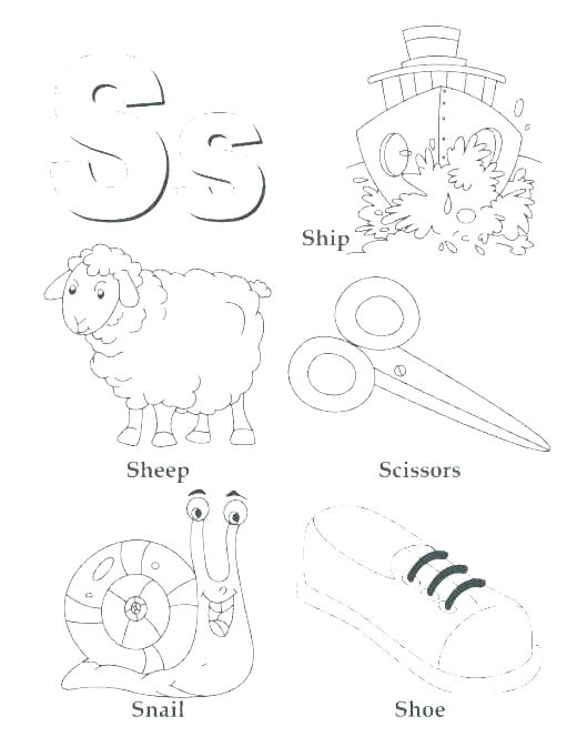 520x673 Letter C Coloring Sheets Letter S Coloring Sheet Letter S Coloring