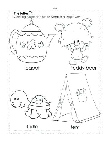 363x470 Letter T Coloring Pages Printable Letter T Coloring The Letter T