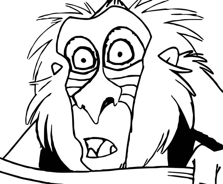 Baboon Coloring Pages
