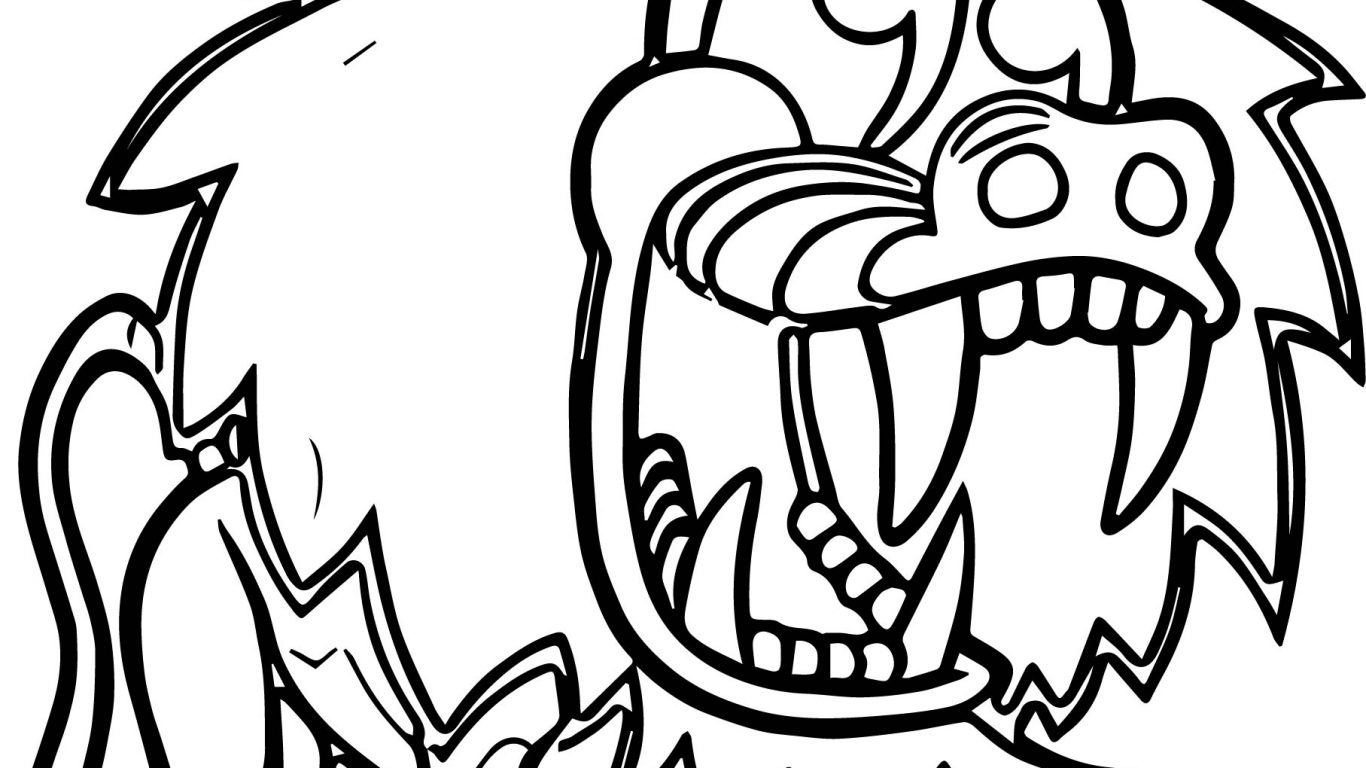 1366x768 Baboon Family Coloring Page Free Printable Mammals Animals Games