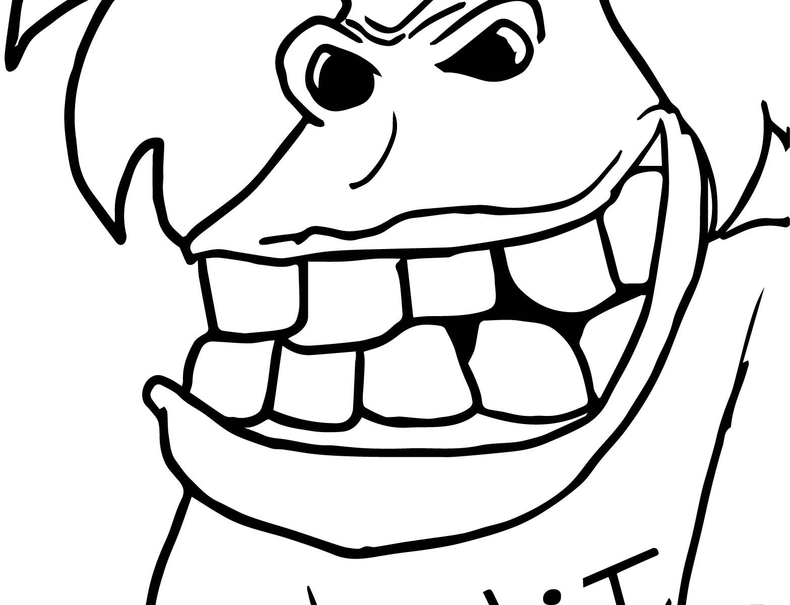 1568x1200 Coloring Pages Angry Baboon Mammals Page Printable Animals Book