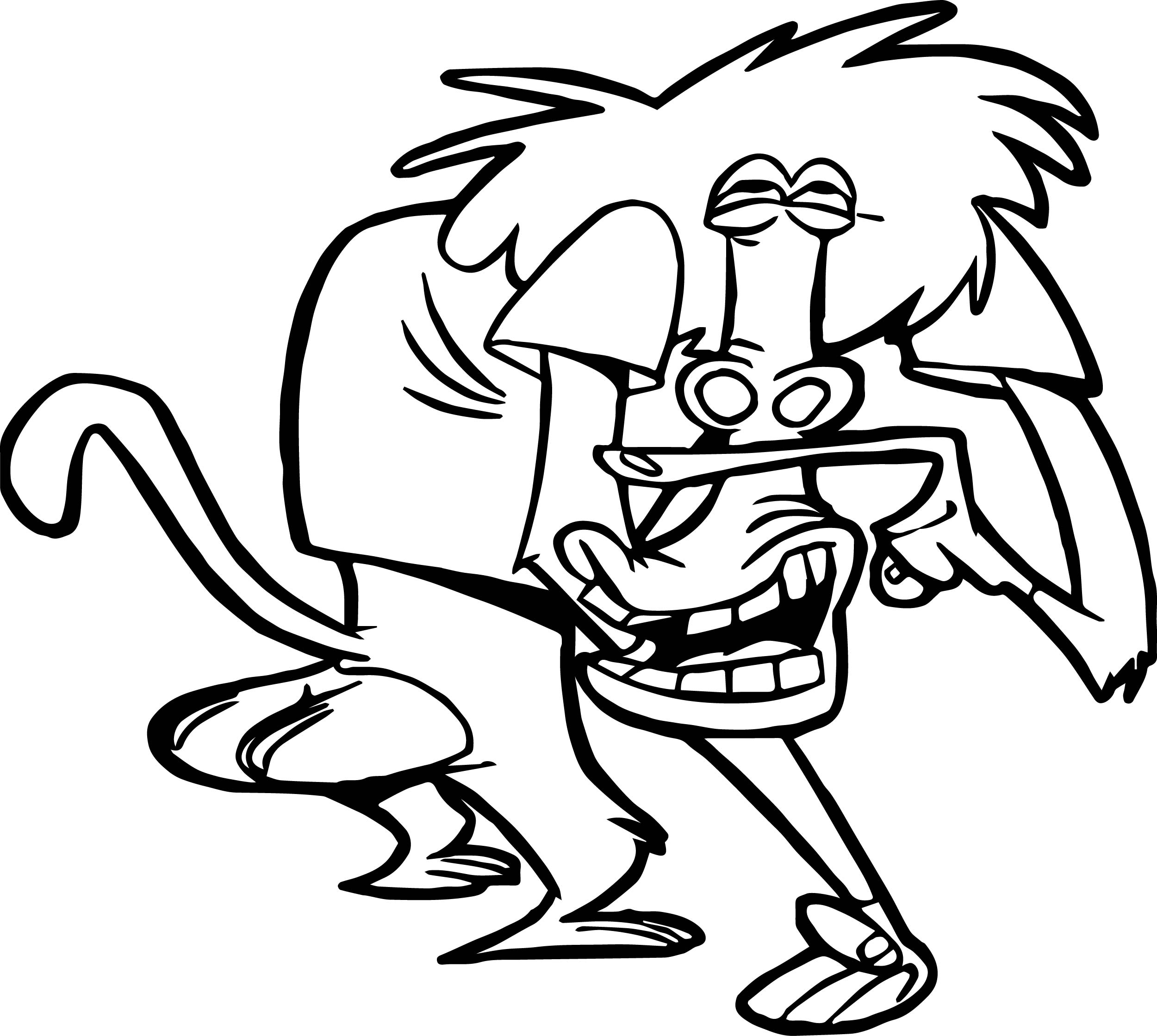 2500x2239 Unique Baboon Coloring Page Design Printable Coloring Sheet