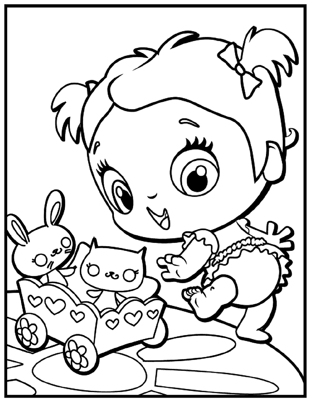 1024x1320 Baby Alive Doll Coloring Page