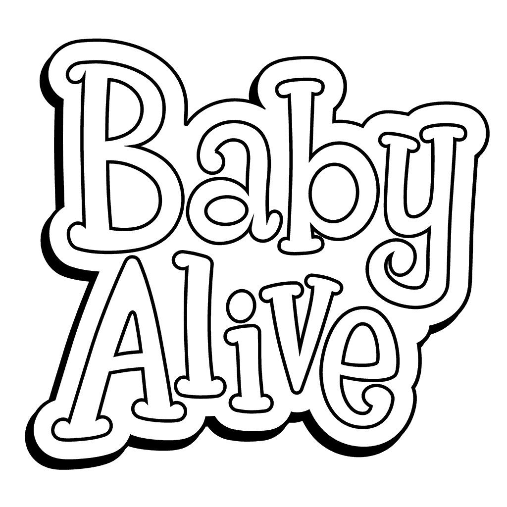 1024x1024 Baby Alive Coloring Pages