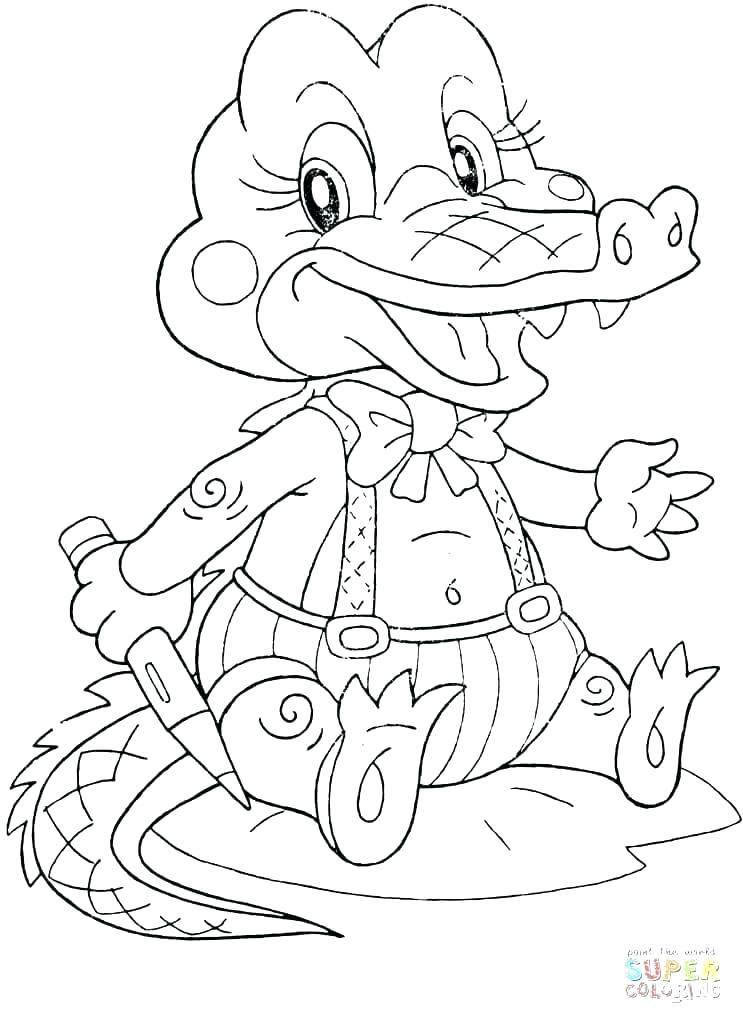 743x1024 Alligator Coloring Page Cheap Alligator Coloring Pages Online Top