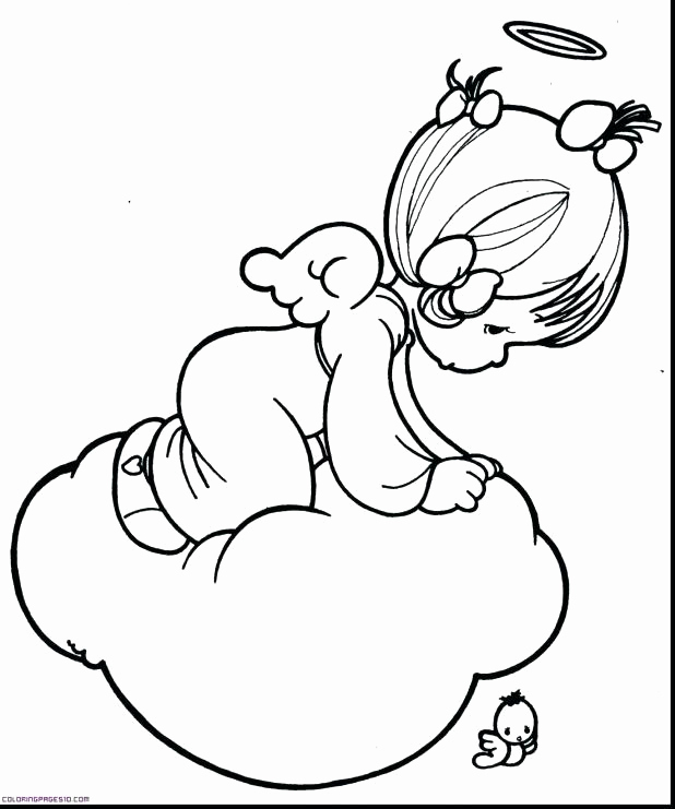 618x741 Precious Moments Baby Shower Coloring Pages