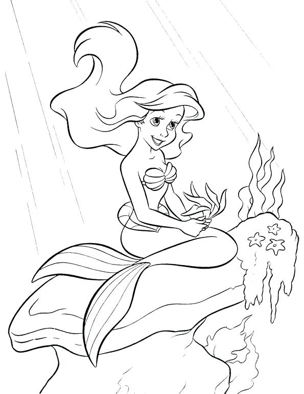 595x770 Ariel Coloring Pages Coloring Pages Princess Disney Princess Baby
