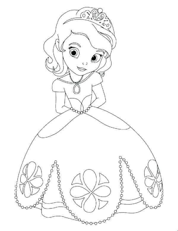 600x776 Baby Princess Coloring Pages Princess Aurora Coloring Pages Free