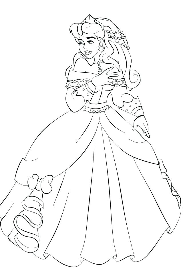 640x960 Sleeping Beauty Coloring Page Aurora Coloring Pages Free Printable