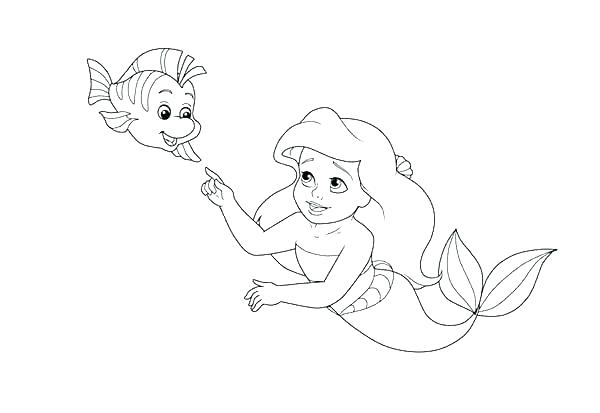 600x413 Baby Princess Coloring Pages