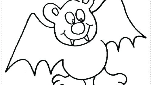 500x280 Wildlife Colouring Pages With Bat Colouring Page Coloring Pages