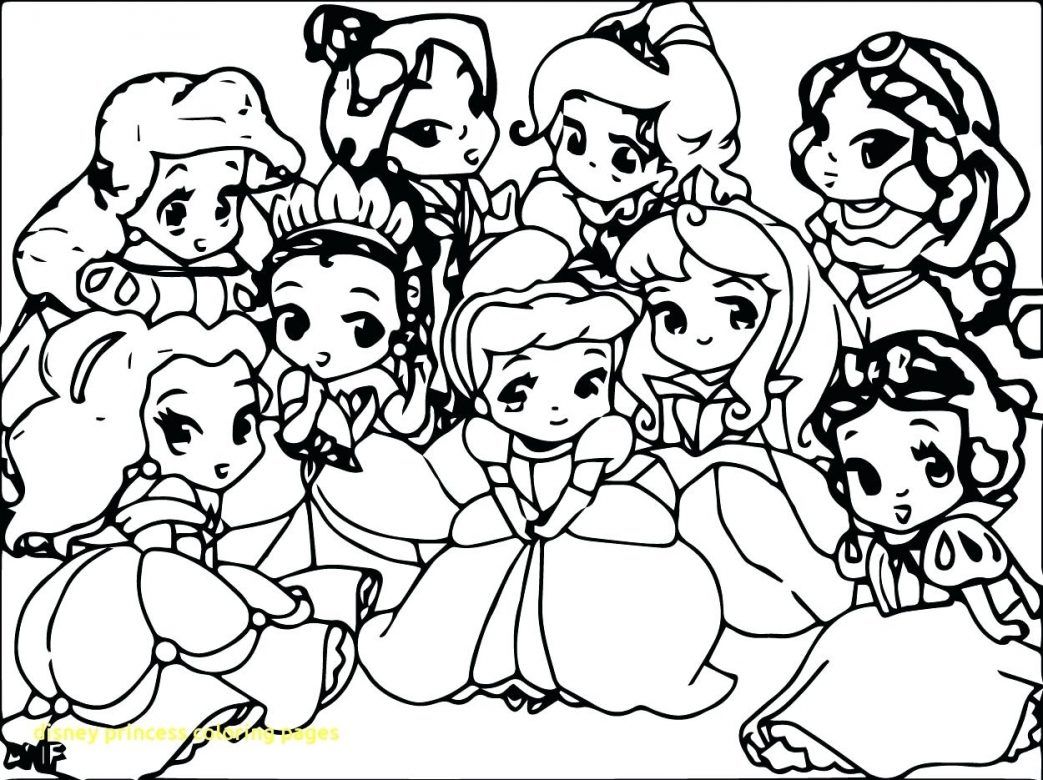 1043x780 Disney Princess Belle Coloring Pages To Print With Baby Free