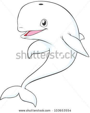 373x470 Baby Beluga Whale Drawing