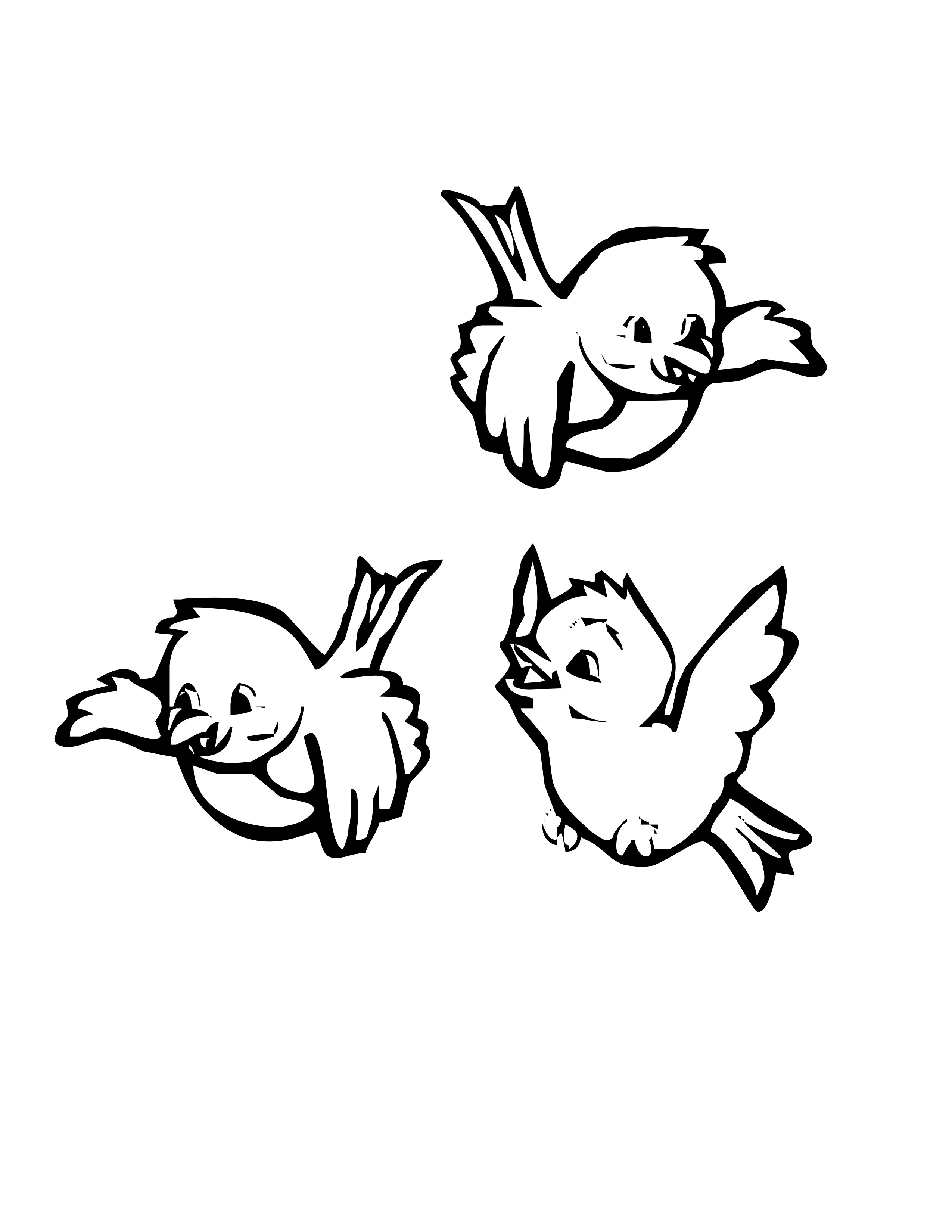 2550x3300 Baby Bird Coloring Pages