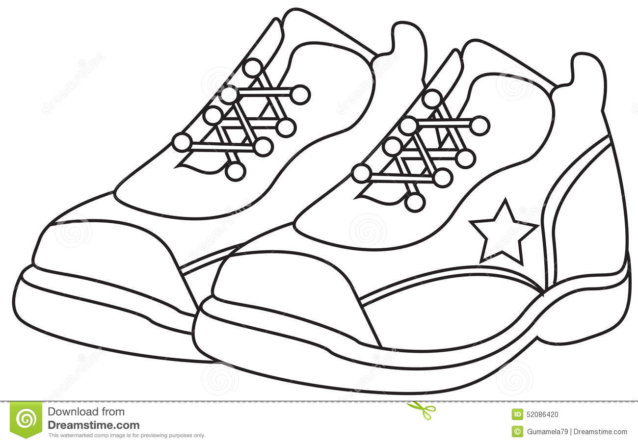 1300x907 Coloring Pages Shoes